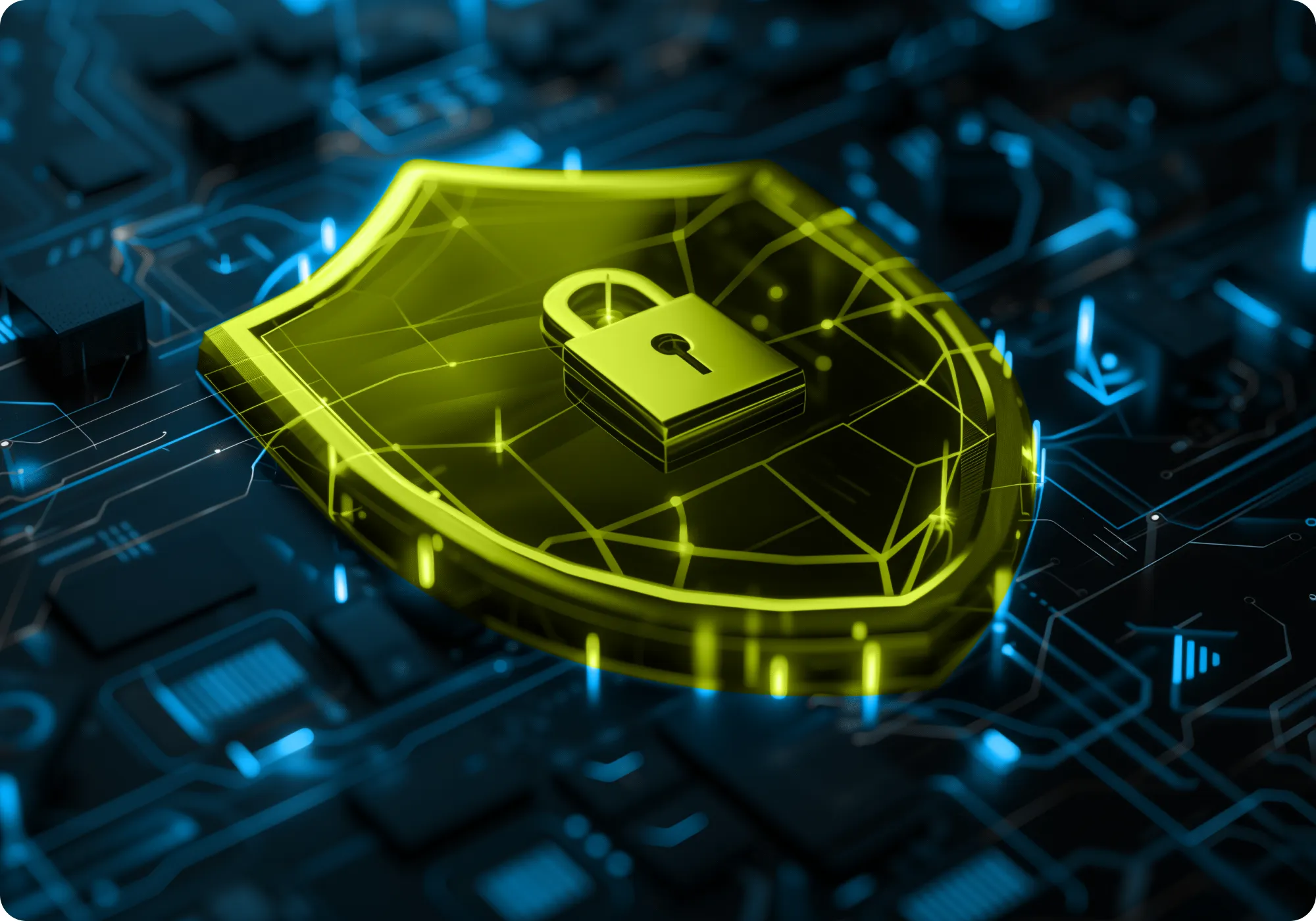 Stealth networking shield over a circuit board